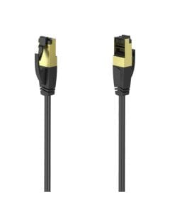 Hama CAT 8 Network Cable 3.0m 40Gbit/s S/FTP Shielded, Halogen-Free High-Speed Ethernet LAN Cable | Black - 200693