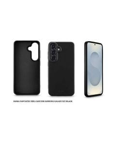 Hama Fantastic Feel Case for Samsung Galaxy S25 Soft-Touch Finish, Shock-Absorbent Protection | Black - 80574