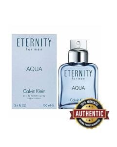 Calvin Klein Eternity Aqua Men Eau de Toilette 100ML – Cucumber, Citrus & Sandalwood Fresh Aquatic Woody Men’s Fragrance | 3607340125881