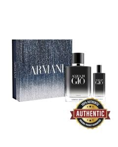 Giorgio Armani Acqua di Gio Parfum Gift Set 100ML – Bergamot, Marine Notes & Incense Woody Aquatic Men’s Fragrance Set | 3614274692600