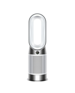 Dyson Purifier Hot+Cool Air Purifier Fan Heater, HEPA H13 Filtration, Captures 99.95% Pollutants, Jet Focus Control & LCD Display | Silver/White - HP11