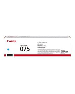 Canon 075 Laser Toner Cartridge, Genuine Cyan Toner, Standard Yield 1300 Pages, High-Quality Color Printing & Canon i-SENSYS Compatibility | Cyan - 4549292224290