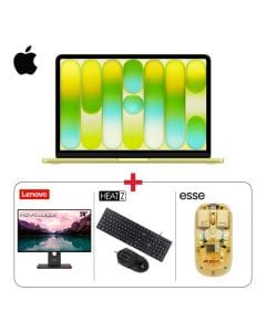 Apple MacBook Neo 13" 8GB 512GB + Lenovo 24" Monitor + Heatz Keyboard & Mouse + Esse RGB Mouse (603001000013460 + 603001000008767 + 603001000003552 + 603001000006197)