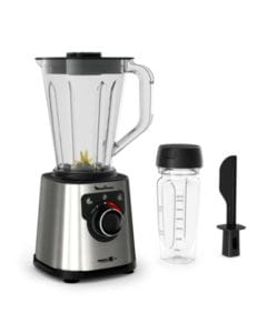Moulinex PerfectMix+ High Speed Blender 1200W, 3 Automatic Programs, Powelix Technology, Auto Clean Program - Gray - LM88HD27