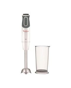 Moulinex Optichef Stainless Steel Foot Hand Blender 800W, 800ml Capacity, 20 Adjustable Speeds, Non Stop Blending - White - DD64B127