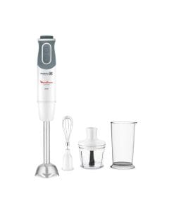 Moulinex Optichef+ Stainless Steel Foot Hand Blender 800W, 800ml Capacity, 20 Adjustable Speeds, Long Lasting And Powerful Motor - White - DD643127