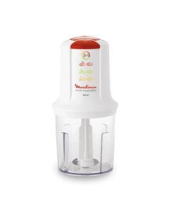 Moulinex Multi Moulinette 3 In 1 Mini Chopper 400W, 500ml Capacity, Intuitive 2-Speed Control, Stainless Steel Blades, Easy To Use - White - AT711161