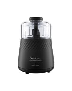 Moulinex La Moulinette Eco 4 In 1 Chopper 1000W, 500ml Capacity, Removable Knife, Eco-Design Chopper, Powerful Motor, Easy To Use - Black - DP712827