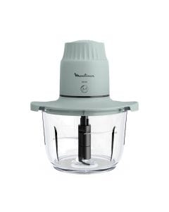 Moulinex Choppeo Glass Bowl 3 In 1 Chopper 500W, 2L Capacity, Powerful Motor And Sharp Blades, Easy To Use Controls, Compact Design - Mint Green - DJ603127