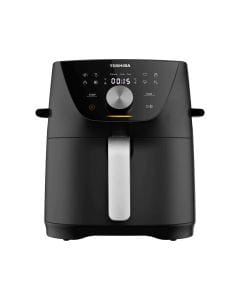 Toshiba Menu-IQ Air Fryer 5.2L, Powerful 1600W Performance, Rapid Air Circulation Technology, 50–60Hz Frequency Support - Black - AF-52CPIURME(H)