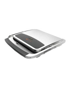 White-Westinghouse Healthy Contact Grill 2000W, Heavy-Duty Build Quality, Adjustable Temperature Control, Large Grill Surface Provides - Silver - GC1700-CB