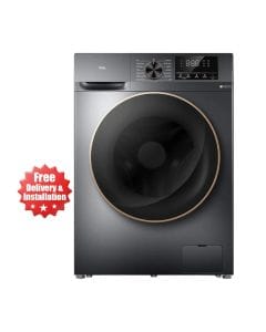 TCL Front Loading Washing Machine 10Kg, 15 Wash Programs Supports, Inverter Dd Motor Supports Operation, Spin Speed 1200 RPM Supports - Dark Gray - C2110FLG