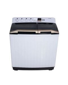 Toshiba Twin Tub Washing Machine 16Kg, Strong Washing And Powerful Spin Drying Performance, Double Water Inlets - White - VH-J170W