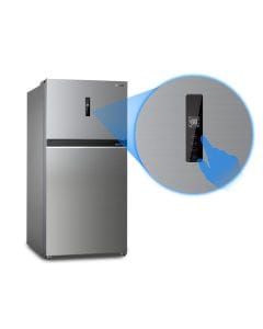 Toshiba Double Door Refrigerator 558L, Dual Frequency Compatibility, Origin Inverter Technology, Ultra Fresh Chiller Compartment - Gray - GR-RT735WE-PMF(49)