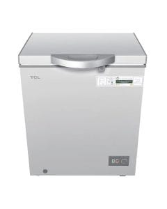 TCL Chest Freezer 188L, Storage Basket, Mechanical Temperature Control, External Handle With Lock - Grey - F188CFSL