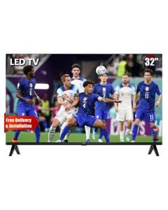TCL 4K Smart Android LED TV 32 Inch, Instant HDR Rendering, Metallic Bezel-less, Multiple Viewing Mode, Dolby Audio - Black - 32S4500A