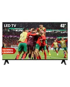 TCL QLED Smart Google LED TV 43 Inch, Multiple Viewing Mode, Colorful Quantum Crystal, Ultra Wide Color Gamut - Black - 43S5K