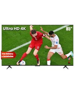 TCL Ultra HD 4K Premium Quad-Mini LED Smart TV 85 Inch, 144Hz Native Refresh Rate, High HDR Brightness, Ultra-High-Performance Display - Black - 85C6K
