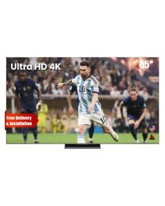 TCL Ultra HD 4K Premium Quad-Mini LED Smart TV 85 Inch, 144Hz Native Refresh Rate, HDR 5000 Nits Peak Brightness, Ultra-High-Performance Display - Black - 85C8K