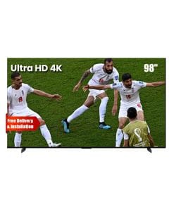 TCL Ultra HD 4K Quad-Mini LED Smart TV 98 Inch, HDR 1600 Nits Peak Brightness, 144Hz VRR for Ultra-Smooth Motion, 1344 Local Dimming Zones - Black - 98C755