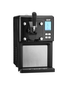 AVEVA Ice Cream Maker with Automatic Operation, Homemade Ice Cream Preparation, Easy-to-Use Controls & Compact Countertop Design | Black - AV-ICE1588D