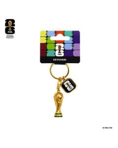 FIFA World Cup 2026 Official Licensed Product | FWC 2026 3D Trophy with Emblem Keychain|F26-KC-0008