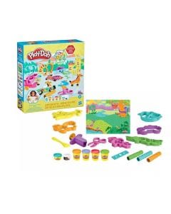 Hasbro Play-Doh Wild Animals Toolset 3+ Years, Themed Playmat For Wild Adventures, Fun Tools For Endless Creativity - 5010996121783