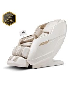 Rotai Royal Signature Massage Chair, AI Body Scan, 6 Massage Techniques, 22 Wellness Modes, Zero Gravity Recline, Heat Therapy & Voice Touch Control | White - RT5950