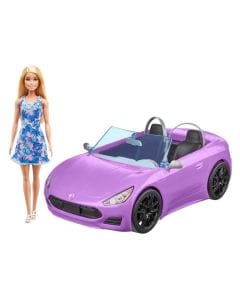Barbie Doll And Vehicle Playset 3+ Years, Real Rolling Wheels, Fashionable Barbie Doll Included, Encourages Imaginative Play - 194735005185