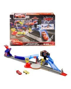 Mattel Disney Pixar Cars Piston Cup Stunting Speedway Playset 4+ Years, Lightning McQueen Toy Car Included - 194735334612