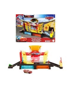Mattel Disney Pixar Cars Color Changer Race Ready Car Wash Playset 4+ Years, Color-Changing Lightning McQueen Included - 194735264100