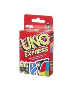 Mattel Games Uno Express Card Game 7+ Years, 2 To 6 Players, Fast-Paced 56-Card Deck, Classic Uno Rules - 194735282739