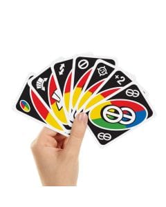 Mattel Games Uno All Wild! Card Game 7+ Years, Colorblind Accessible Design, Exciting Action Cards - 194735070633