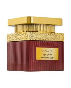 Hamidi Oud Muattar 100% Pure Oriental Oud Bakhoor, Long-Lasting Incense, Rich Smoke-Free Fragrance for Home & Prayer - 50g 