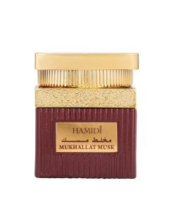 Hamidi Natural Muattar Mukhallat Musk Bakhoor, Premium Oriental Incense, Long-Lasting Fragrance for Home, Prayer & Gifting - 50g