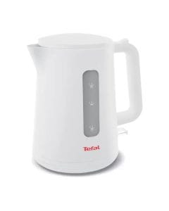 Tefal Element Electric Kettle, 1.7L Capacity, 2200W Fast Boil, Auto Shut-Off, Cordless Plastic Design - White - KO200127 