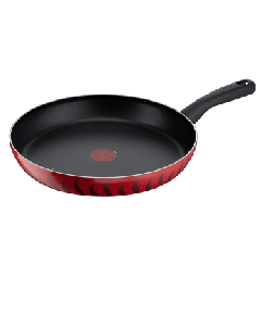 Tefal Tempo Flame Frypan, 32cm Non-Stick Aluminium Pan, Thermo-Signal Heat Indicator, Gas & Electric Compatible Cookware - C3040883