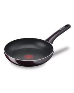 Tefal Resist Intense Frypan, 24cm Non-Stick Aluminium Cookware, Thermo-Signal Heat Indicator, Durable Construction - D5220483