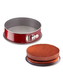 Tefal Deli Bake Springform Cake Mould, 27cm Non-Stick Baking Pan, Removable Base, Durable Carbon Steel Bakeware - J1641414