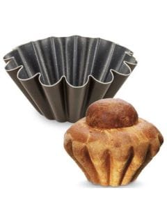 Tefal Perfect Bake Brioche Pan, 23cm Non-Stick Baking Mould, Durable Carbon Steel Bakeware, Easy Release Design - J5546602