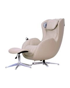 Nourest Orion 3D Rocking Recliner Massage Chair with Ottoman V2.0 - Silicon 3D Rollers, 6 Massage Modes, 60° Recline, Heat & Air Compression, Bluetooth Speaker | Beige