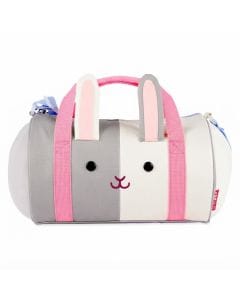 Skip Hop Duffimals Bunny Plush Kids Duffel Bag, Adjustable Strap, Soft  And Safe Materials, Generous Storage - Multicolour