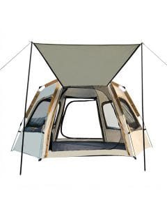 DAYONG Large Instant Pop-Up Camping Tent for 5–8 People, Waterproof Family Dome Shelter with 2 Doors and 4 Windows