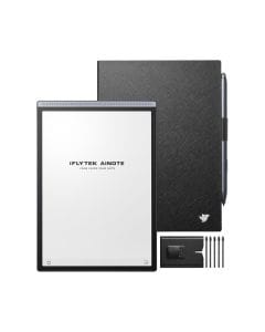 iFLYTEK AINOTE Air 2 Bundle 8.2" E Ink Digital Note-Taking Tablet, Wacom Stylus, 5 Pen Refills, Folio Case, Star Gray