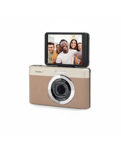 Kodak PIXPRO C1 Ultra-Compact Digital Camera 13MP with BSI CMOS Sensor, 4X Digital Zoom, 2.8-Inch LCD Screen & 16GB Built-In Storage | Brown