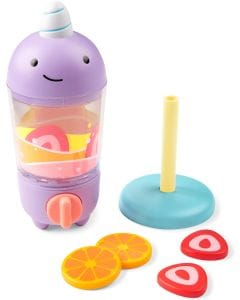 Skip Hop Zoo Shake It Up Smoothie Set 2+ Years, Realistic Blender Mixing Action, Serve And Enjoy Pretend Smoothies - Multicolour