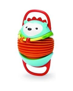 Skip Hop Explore And More Hedgehog Accordion Toy 6+ Monthss, Easy-to-Grip Design For Little Hands, Supports Early Developmental Skills - Multicolour