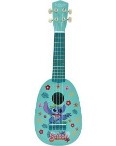 Lexibook Disney Stitch Wooden Ukulele for Kids, 53cm Starter Guitar with 4 Nylon Strings Blue