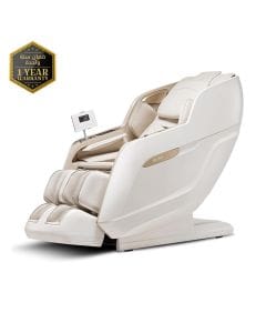 Rotai Royal Signature Massage Chair, AI Body Scan, 6 Massage Techniques, 22 Wellness Modes, Zero Gravity Recline, Heat Therapy & Voice Touch Control | White - RT5950