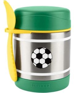 Skip Hop Spark Football Style Food Jar 3-6 Years 325ml, Safe And Durable Build, Kid-Approved Sporty Design, Lightweight And Travel-Friendly - Multicolour